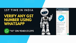 How To Verify Any GST Number From Whatsapp | GST Number From Whatsapp For Free | Accounts First screenshot 3