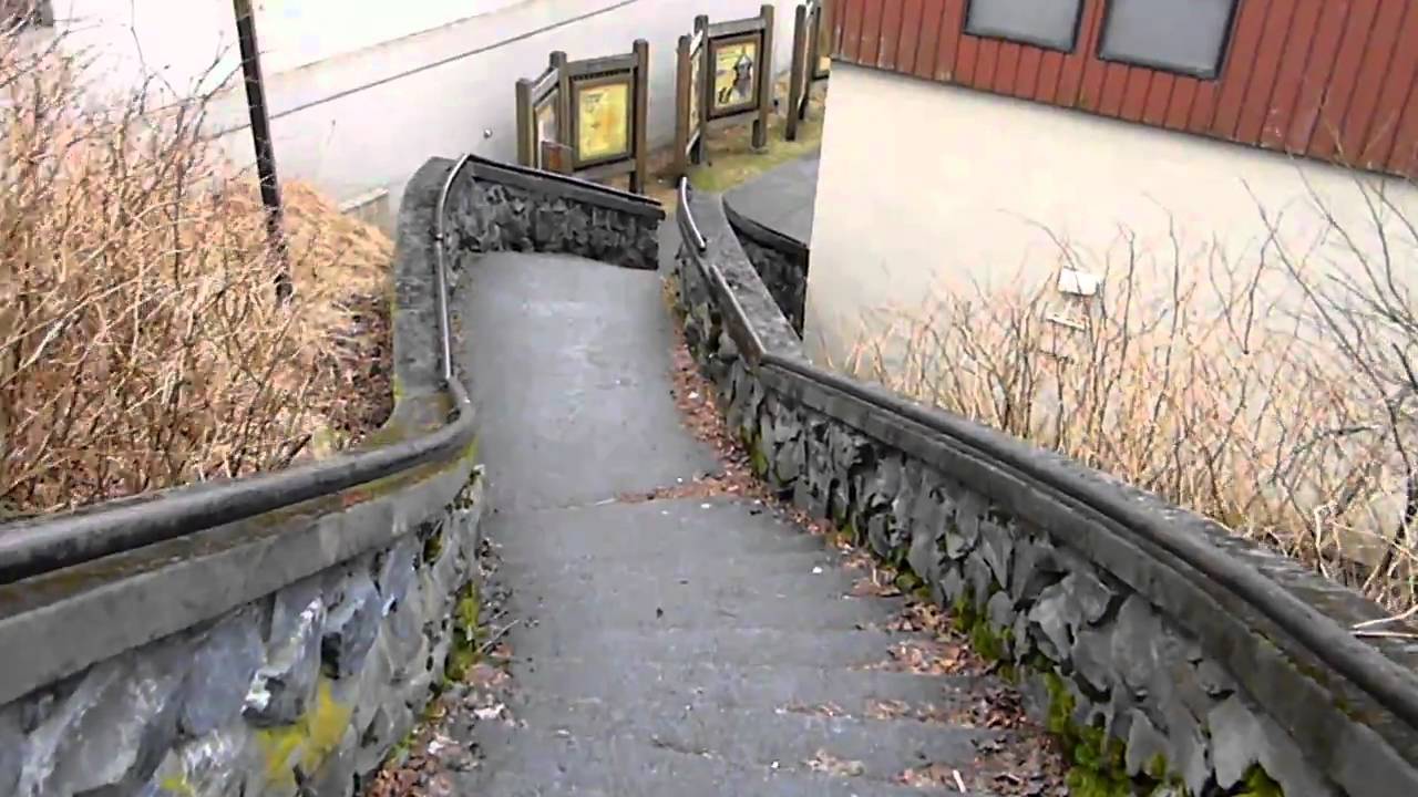 Stairs at Castle Hill in Sitka, Alaska