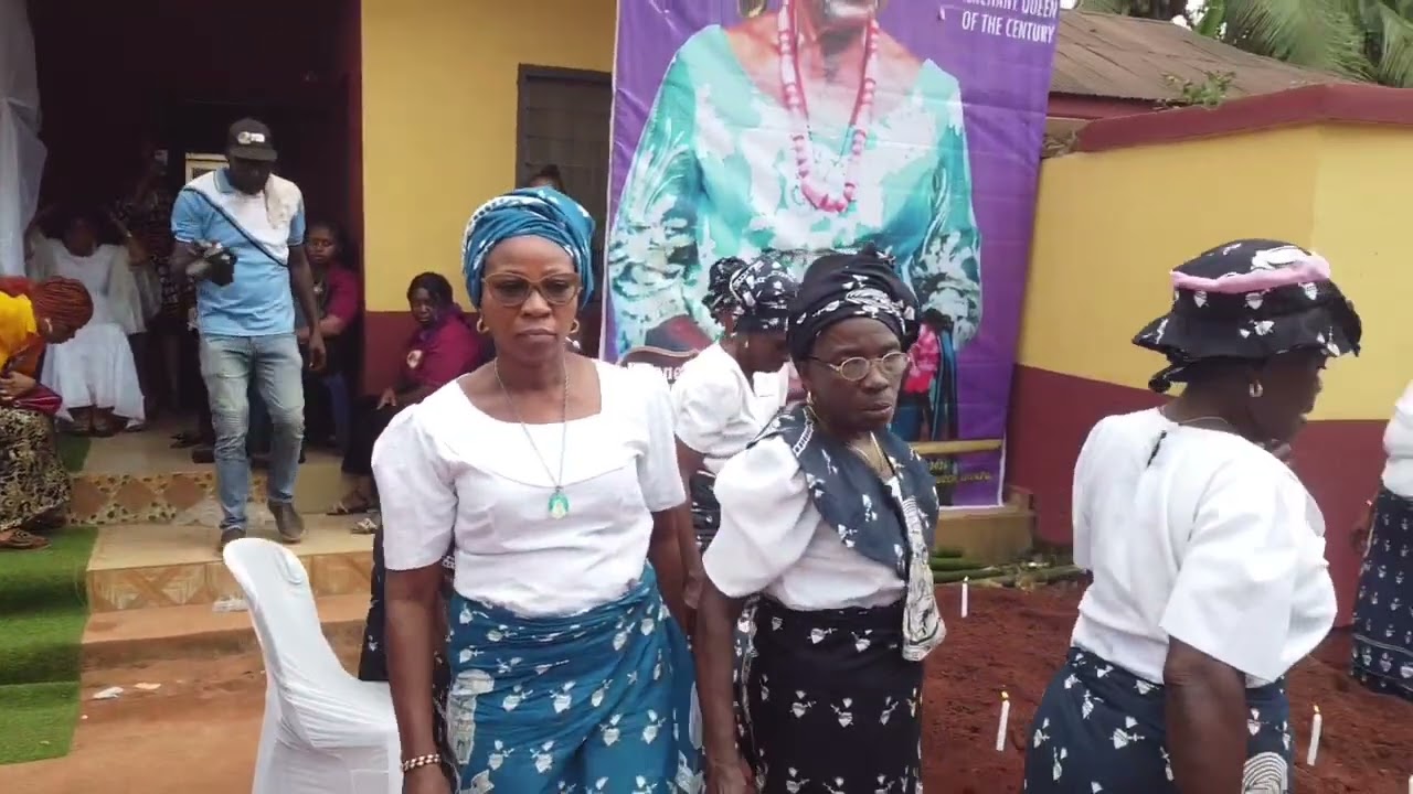 Drone view at 101  years funeral ceremony 