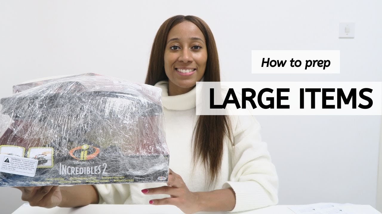 LARGE item doesn't fit in poly bag How to prep it Amazon & Ebay