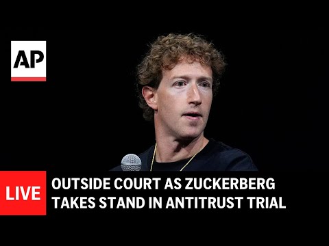 LIVE: Outside court as Mark Zuckerberg takes the stand in antitrust trial Episode cover