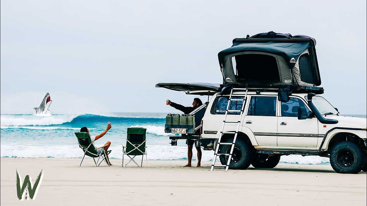 SURFING THE SHARKIEST WATERS Alex spots a "shark"? YouTube