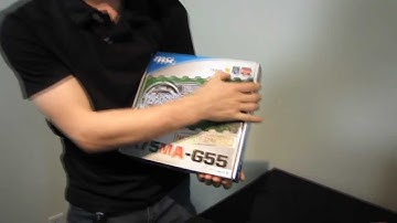 MSI A75MA-G55 A75 FM1 APU Fusion Motherboard Unboxing & First Look Linus Tech Tips