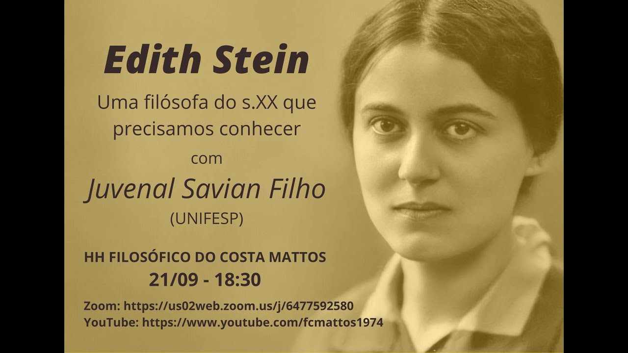 Edith Stein, uma filósofa do s. XX que precisamos conhecer - Juvenal ...