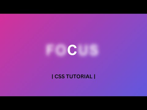 FOCUS | CSS Hover Effects