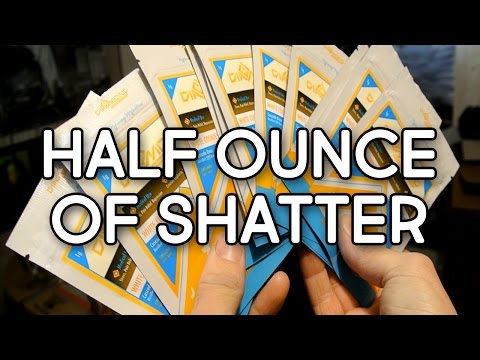 Half Ounce of White Cookies Shatter!! Diamond Concentrates) and 3 Dabs!
