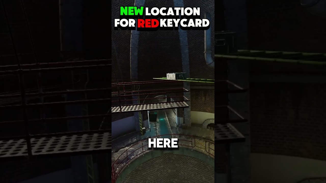 New SPAWN Location For The RED keycard!! NEW VID BELOW WHERE I GET IT