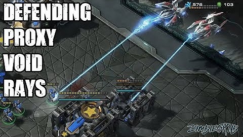 Terran Defending Proxy Void Rays