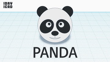 [1DAY_1CAD] PANDA (Tinkercad : know-how / style / education) [STL data download]