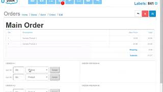 Upaak Tutorial: How to split orders