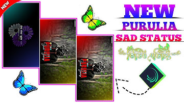 Purulia Sad Lo-fi Remix Song Status Video Editing | Instagram Trending Purulia Sad Song