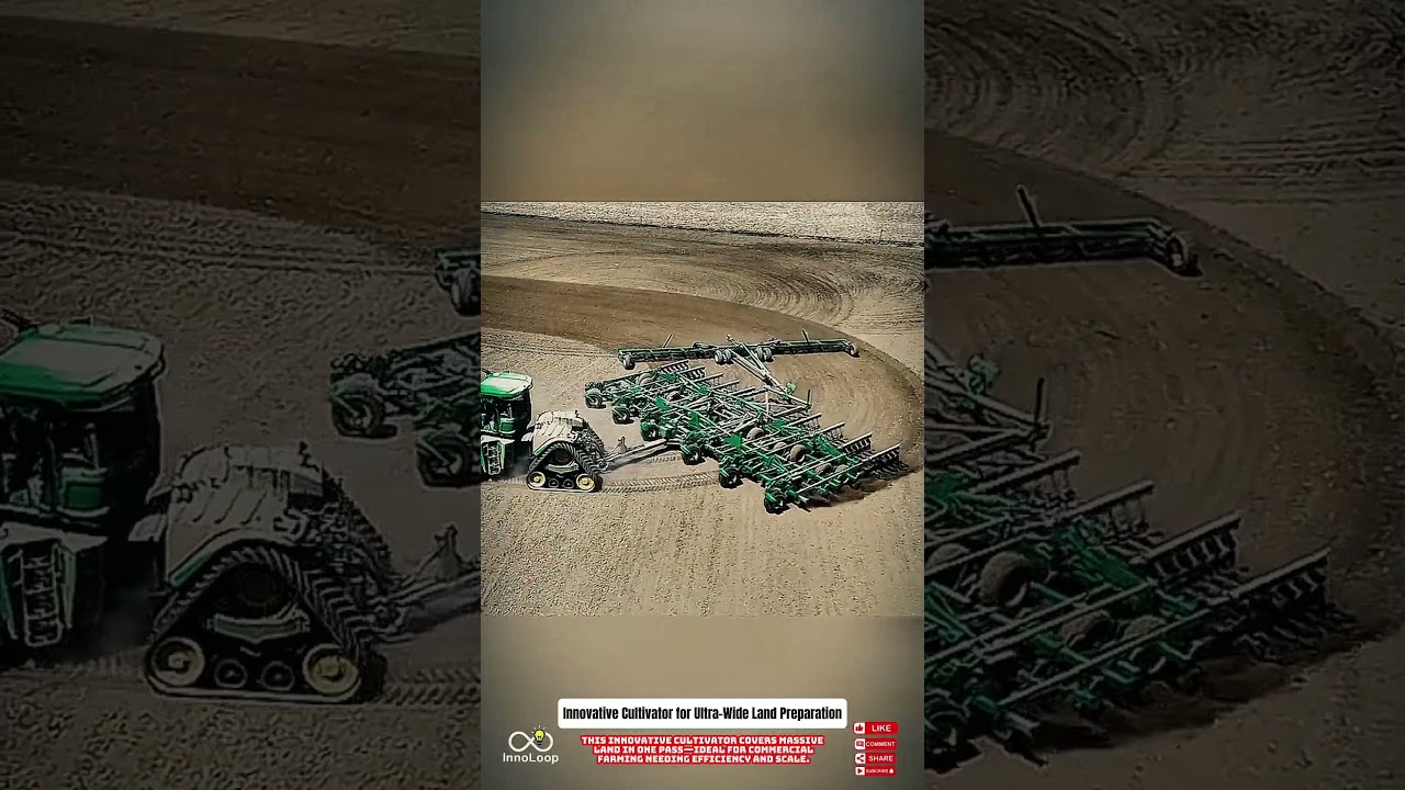 Innovative Cultivator for Ultra-Wide Land Preparation