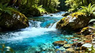 Drift Into Serenity 🌿 Gentle Flowing River Sounds & Peaceful Piano Music