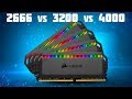 НУЖНА ЛИ ТЕБЕ БЫСТРАЯ ОПЕРАТИВНАЯ ПАМЯТЬ? 2666Mhz vs 3200Mhz vs 4000Mhz