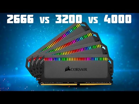 Видео: Тестване на 4000MHz RAM: игри
