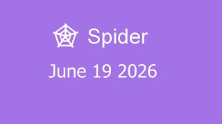 Microsoft Solitaire Collection - Spider - June 19 2026
