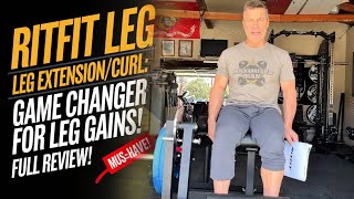 RITFIT LEG EXTENSION/CURL: GAME CHANGER FOR LEG GAINS! (FULL REVIEW)