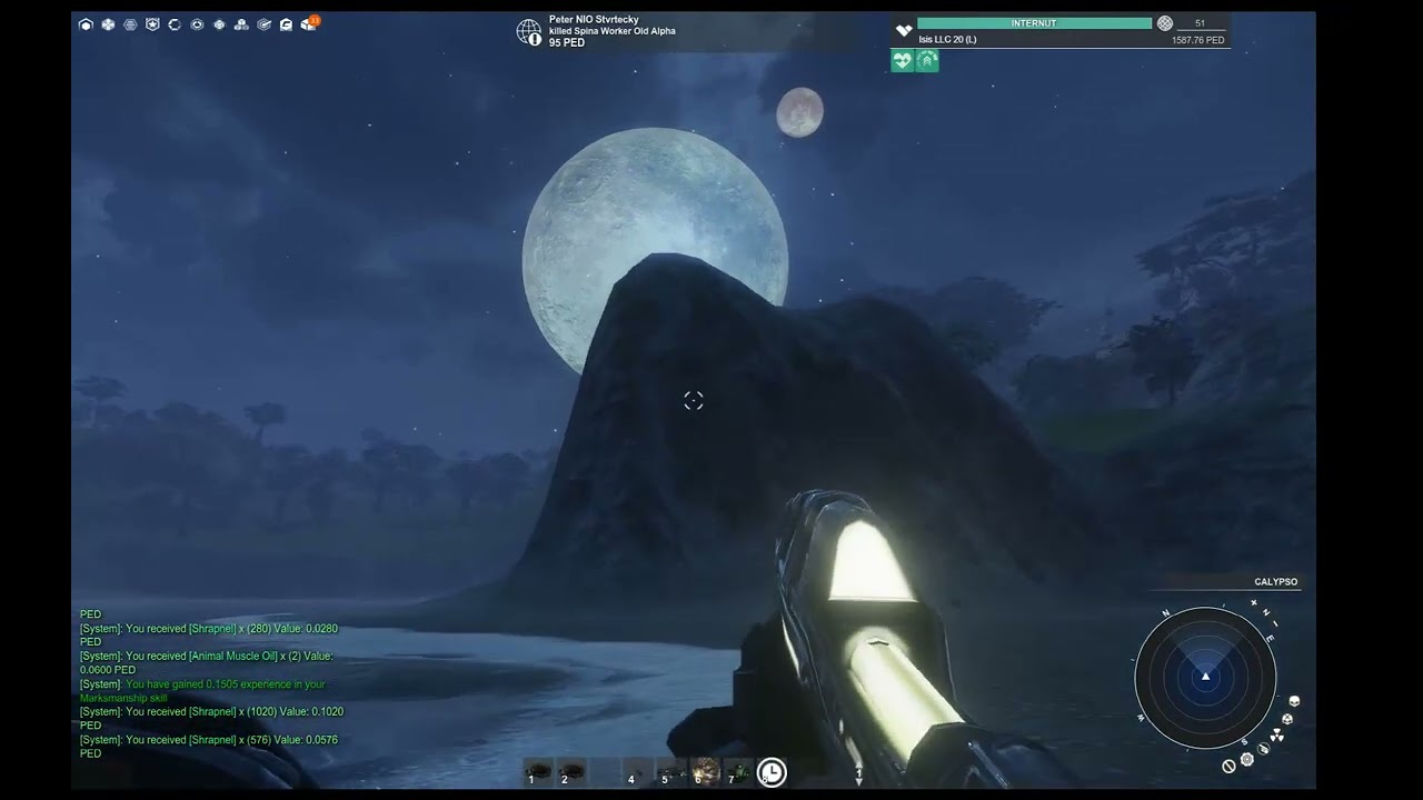 Teleporting to Port Atlantis on Planet Calypso in Entropia Universe