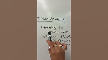 AT Math Academy quote on Learning