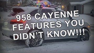 Hidden Features in the Porsche Cayenne 958