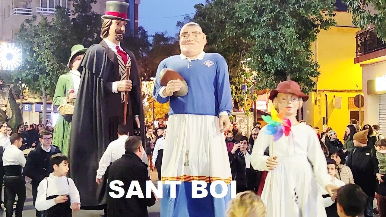 Gigantes de Sant Boi de Llobregat - Pasacalle de la Feria de la Purísima 2023 Barcelona