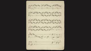 Mendelssohn - Unfinished Piano Concerto No. 3 (Sheet Music) (Original Manuscript)