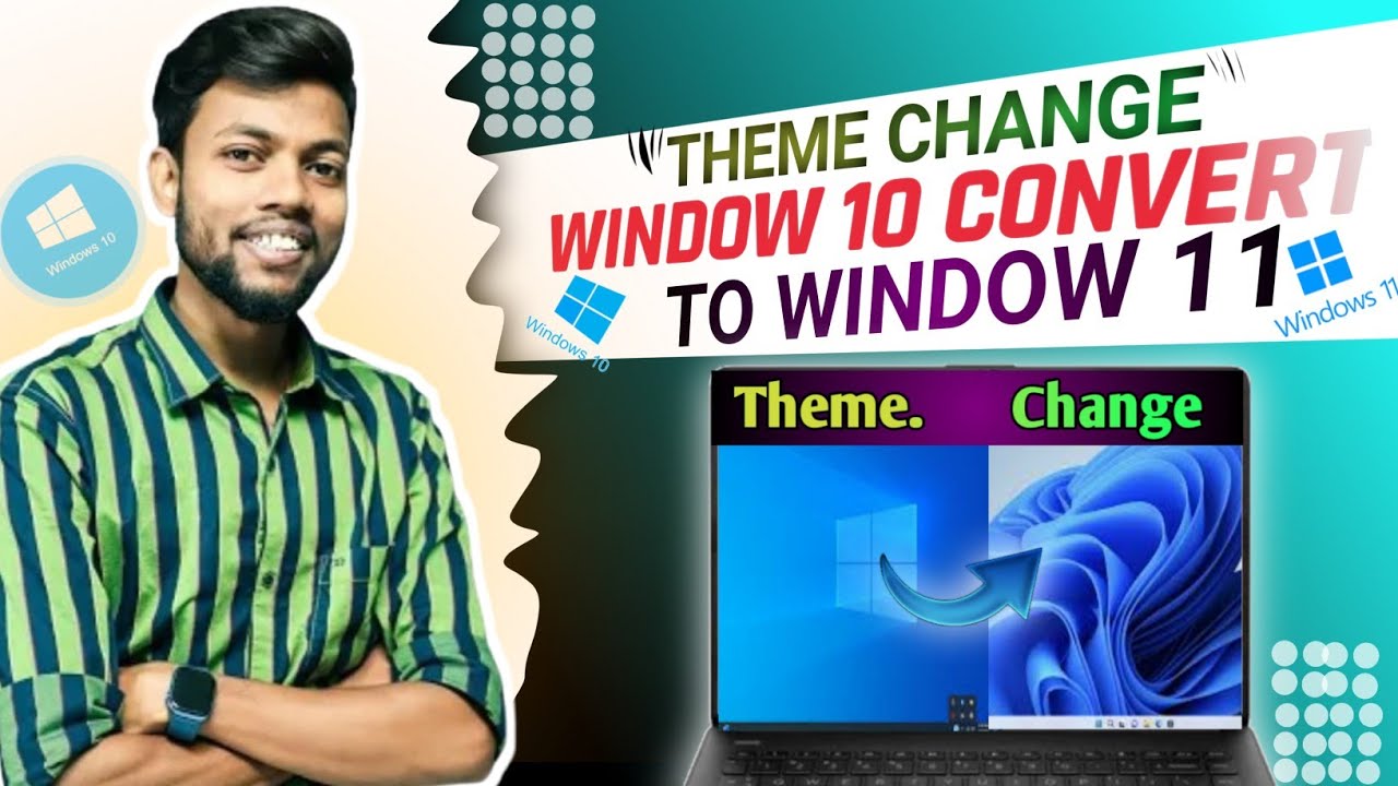 Window 10 Theme Change to Window 11 Very easy  ll Hindi ll By Technical Work ll