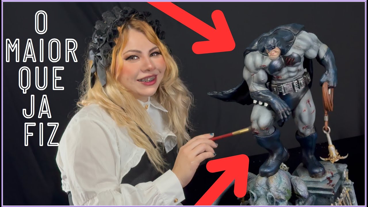 Pintando Batman GIGANTE! - Impressão 3D