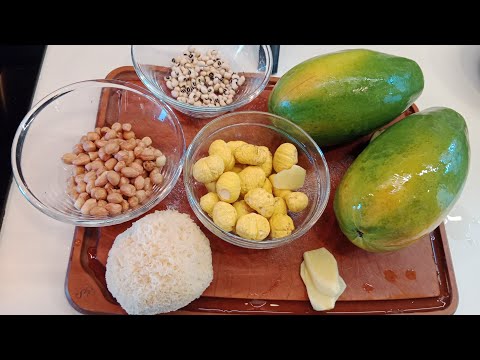 Papaya Soup Chinese Recipe Ingredients