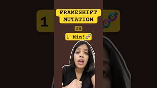 Frameshift Mutation Explained Simply! 🧬 | NEET Biology #shorts