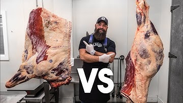 Cow Front Quarter VS Hind Quarter! (Custom Cut Style) | The Bearded Butchers