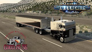 ATS Ruda 362 and Wilson Hopper Grain Haul from Amarillo to Gallup New Mexico
