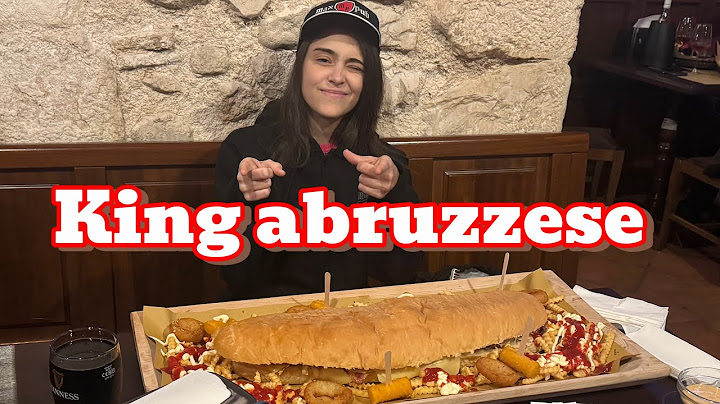 HO MANGIATO IL PANINO PIÙ GRANDE D’ABRUZZO - WOMAN VS FOOD