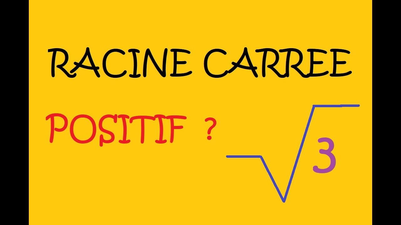 Seconde 2019 2020La racine carrée -3- le moins et la racine carrée