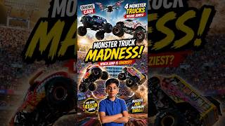 99% CAN’T PICK THE BEST JUMP! #trending #monstertruckjump #viral #shorts