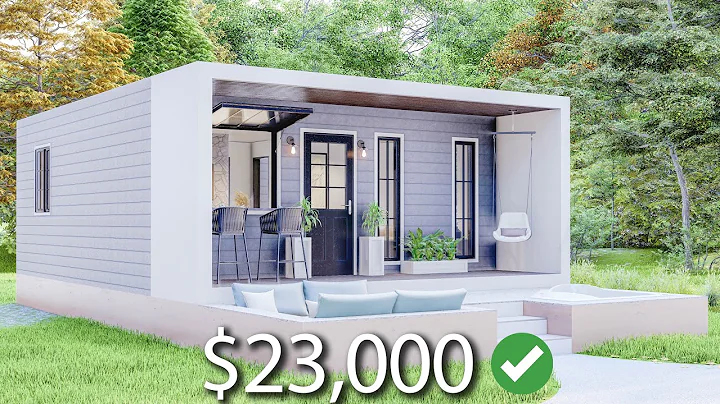 (6x7 Meters) Modern Small House Design | 2 Bedrooms Cabin House Tour | Tiny House Living