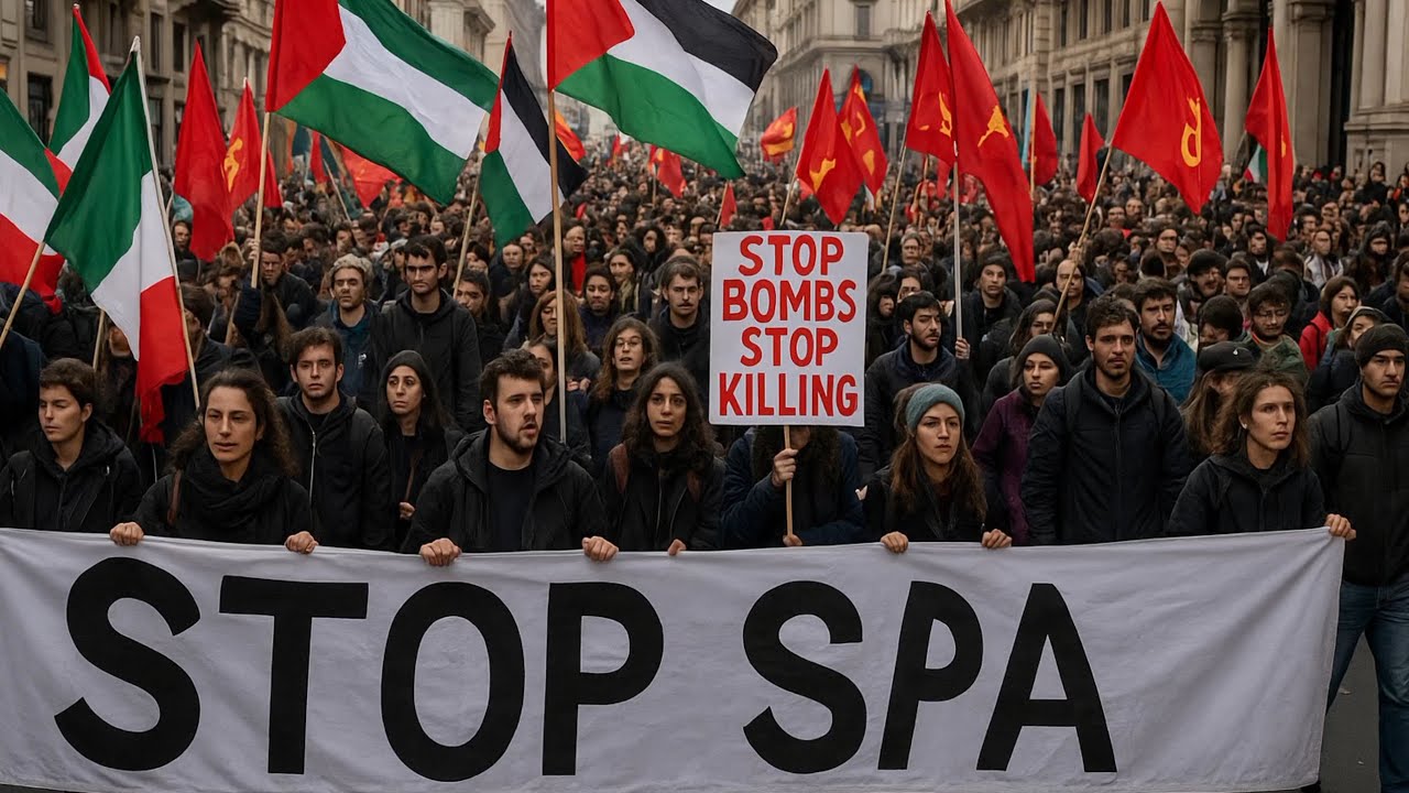 Italy on Strike! National Protests for Gaza Shake Rome, Milan, and Beyond