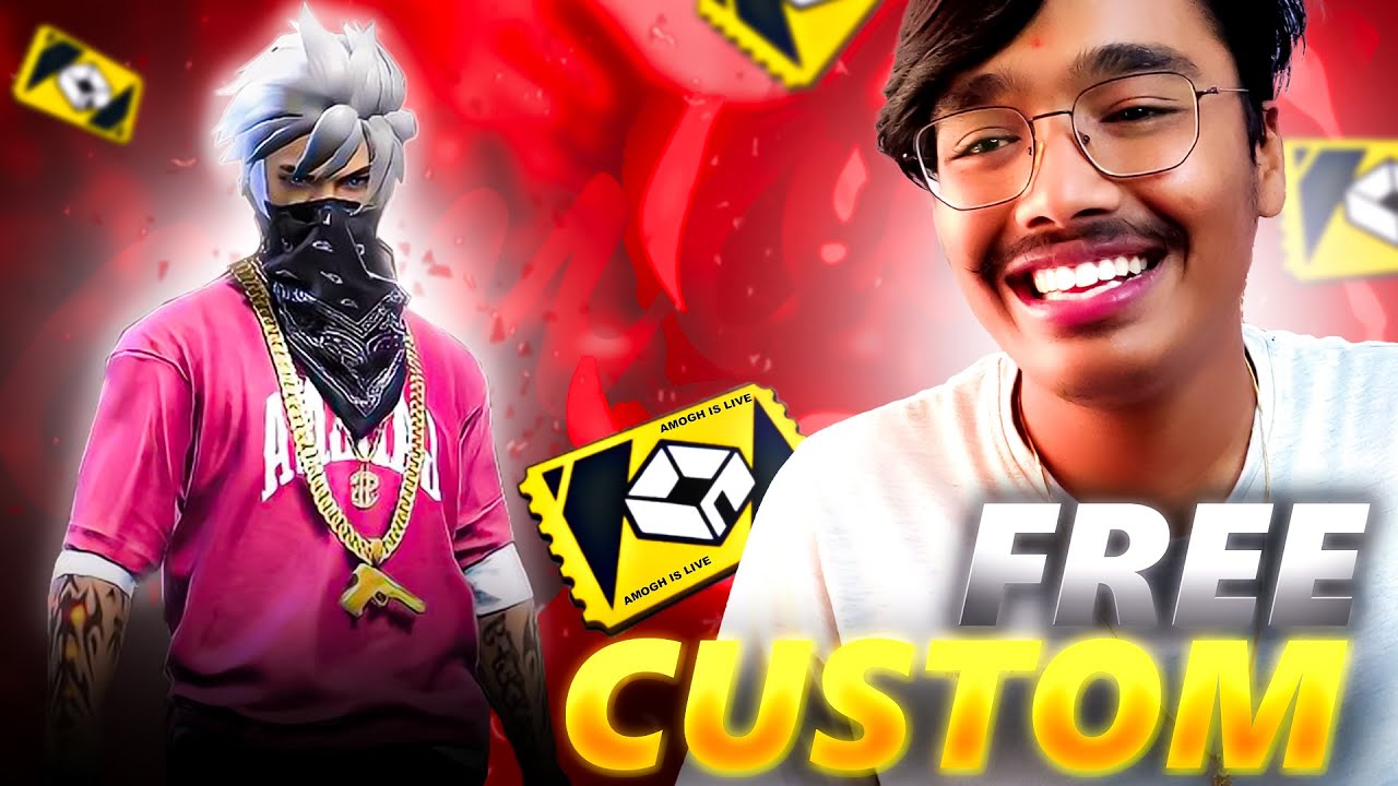 FREE FIRE INDIA FREE CUSTOMS💥 FOR ALL