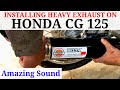 Heavy Bass Exhaust For Honda CG 125 | Bike Mate PK