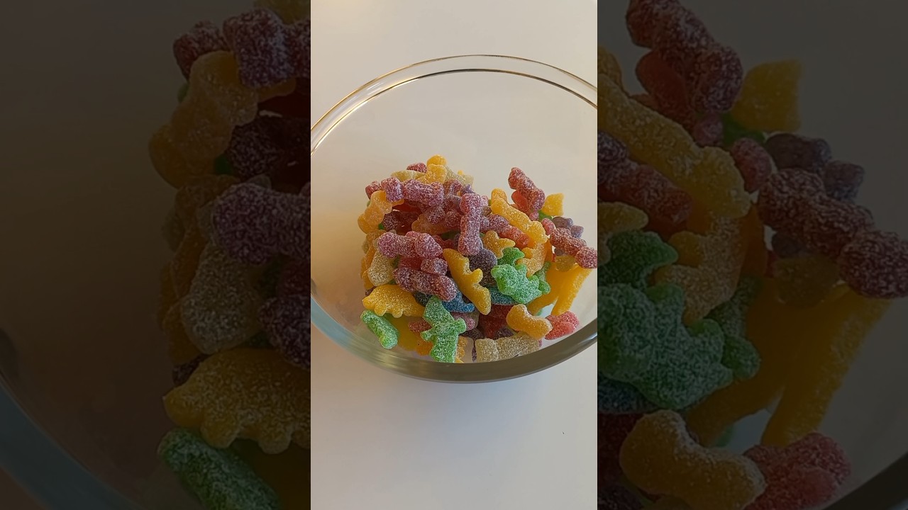 ASMR SOUR CANDY SALAD 🤪🍬🍭 