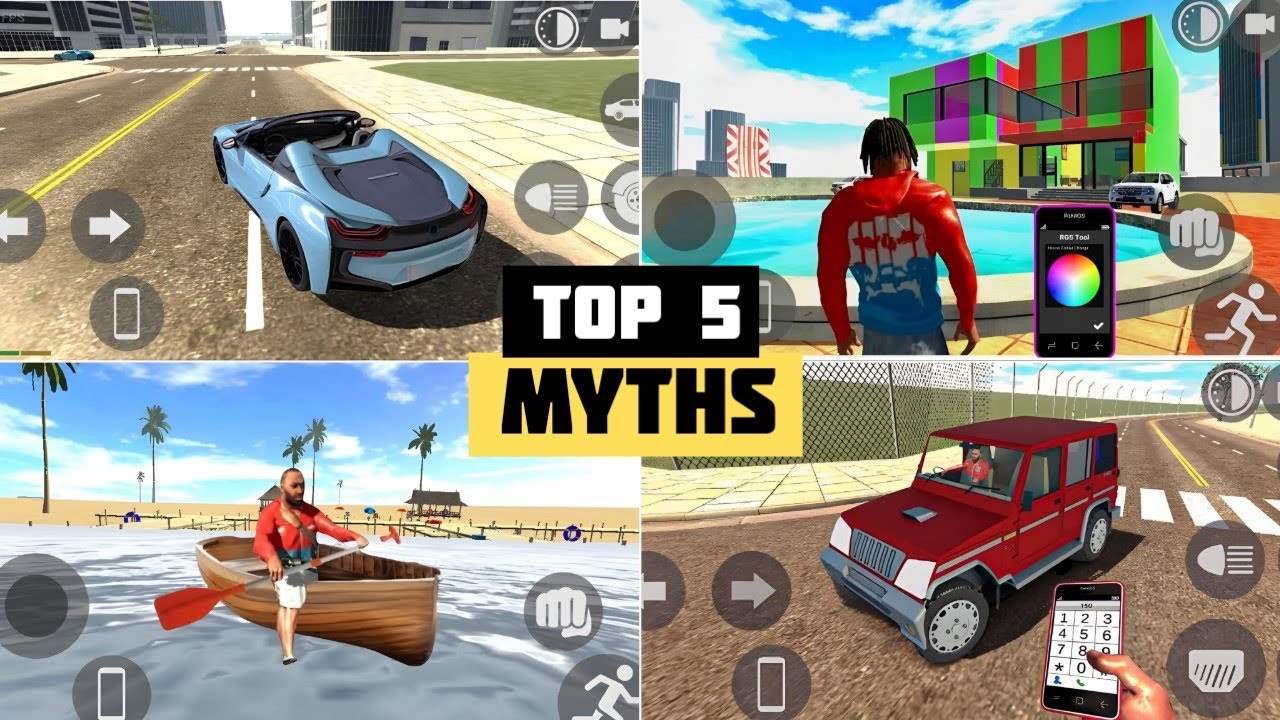 Top 5 Myths Indian Bikes DRIVING 3D | Mythbusting #004