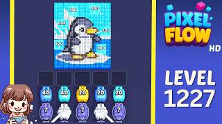 Pixel Flow Level 1227 Solution Walkthrough