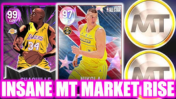 HOW I MADE OVER 100K MT OFF ONE PLAYER IN NBA 2K22 MY TEAM!