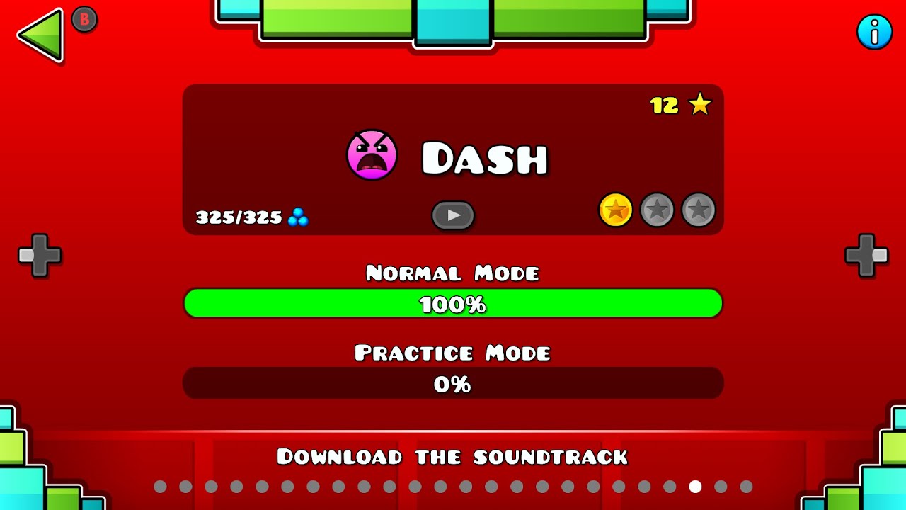 Geometry Dash Map Dash Level 22 - YouTube