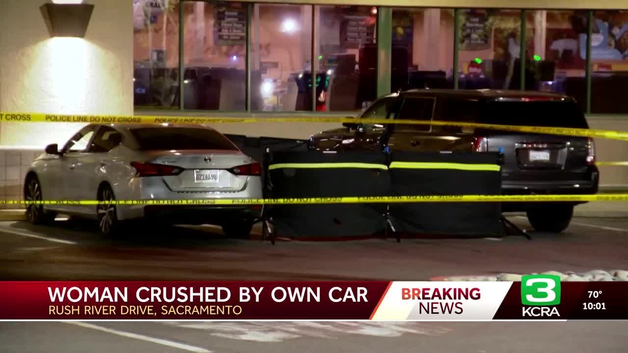 Woman dies in Sacramento after being hit by her own vehicle - YouTube