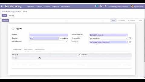 MRP Subcontracting - Workorder Subcontract Management Odoo 14.0