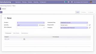 MRP Subcontracting - Workorder Subcontract Management Odoo 14.0