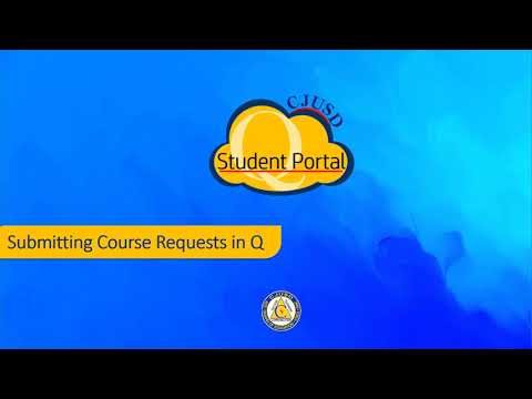 Submitting Course Requests using Q Student Portal