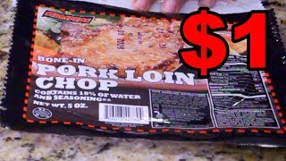 $1 Pork Chops - Dollar Tree