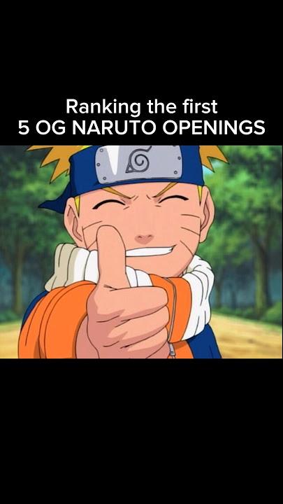 RANKING FIRST 5 OG NARUTO OPENING!!!! #anime #music #song